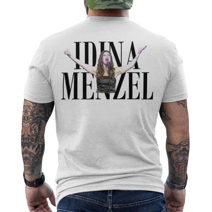 Idina Menzel Men's Crewneck Short Sleeve Back Print T-shirt