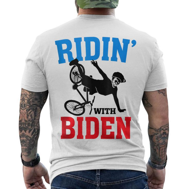 Joe Biden Falling With Biden Ridin With Biden V3 Men's T-shirt Back Print
