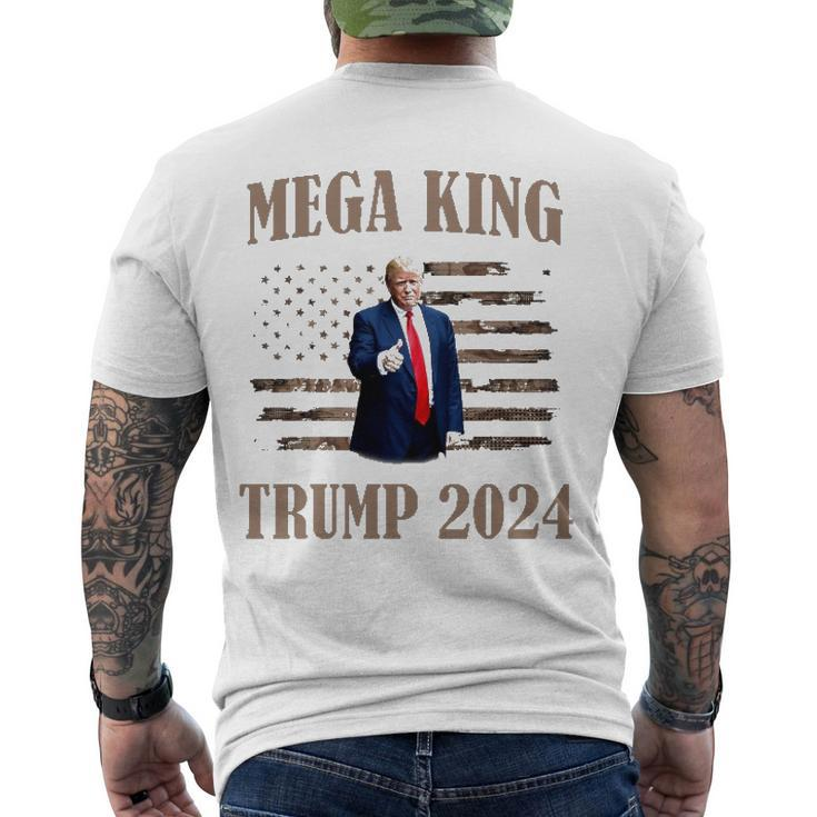 Mega King Mega King Trump 2024 Donald Trump Men's Back Print T-shirt