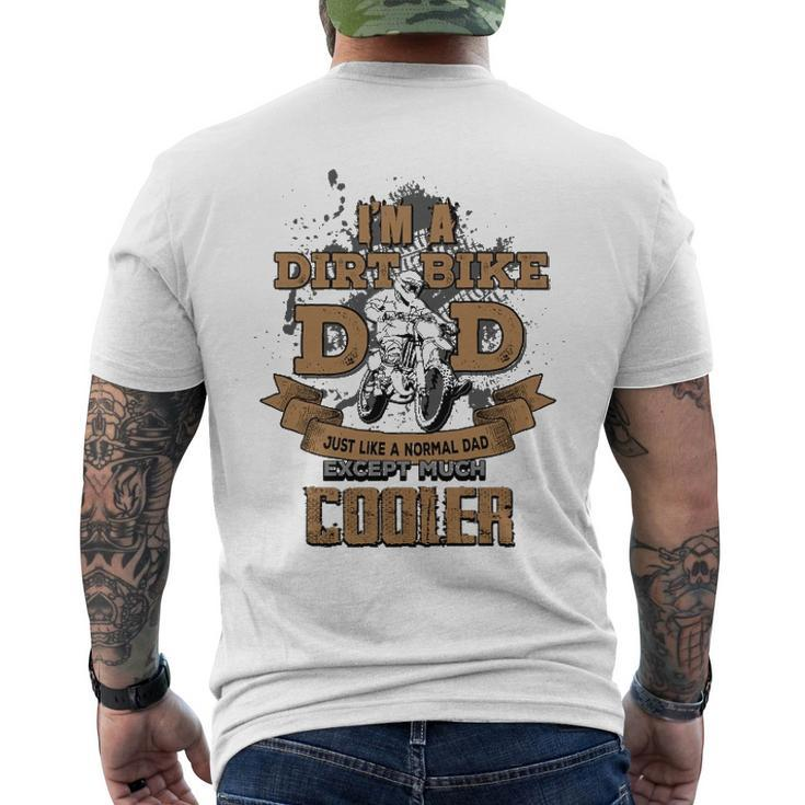 Mx Motocross Dirt Bike Im A Dirt Bike Dad Men's Back Print T-shirt
