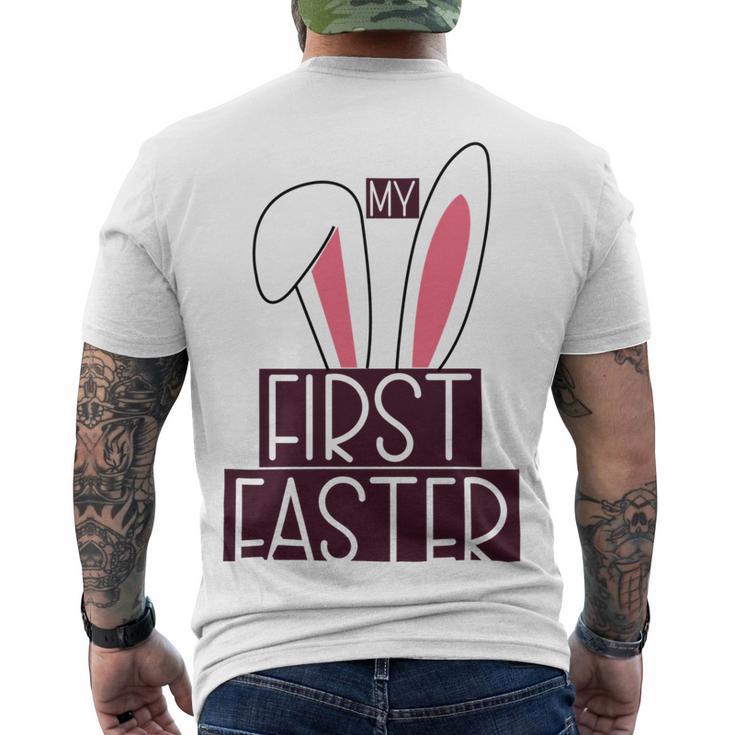 My First Easter Men's Crewneck Short Sleeve Back Print T-shirt