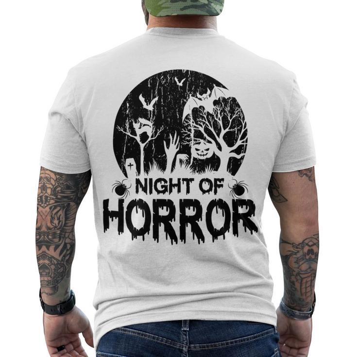 Night Of Horror 146 Shirt Men's Crewneck Short Sleeve Back Print T-shirt