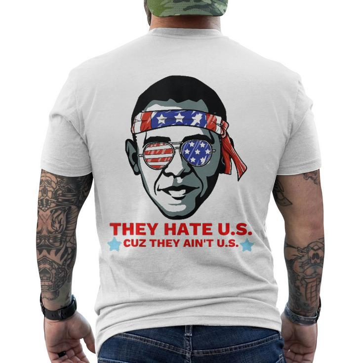 Obama 4Th Of July For Adults Men Women Men's Back Print T-shirt