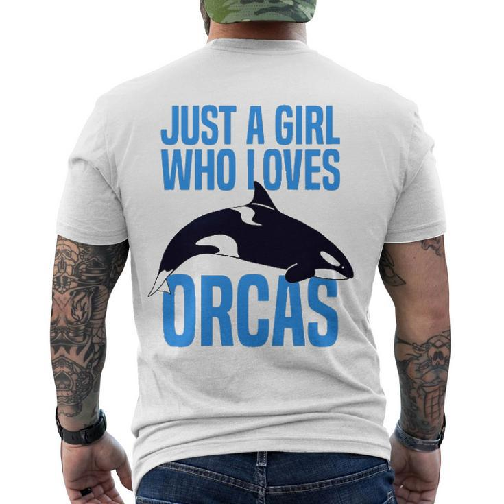 Orca Vintage Whale Marine Animal Killer Whale Men's Back Print T-shirt