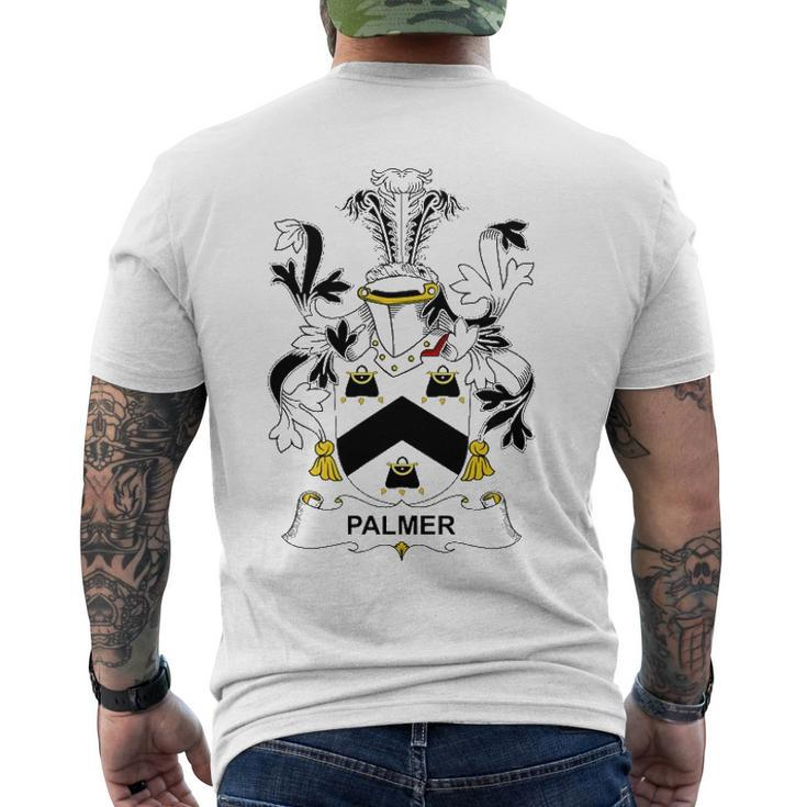 Palmer Coat Of Arms - Family Crest Men's Back Print T-shirt