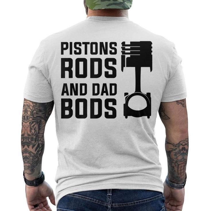 Mens Pistons Rods And Dad Bods Men's T-shirt Back Print