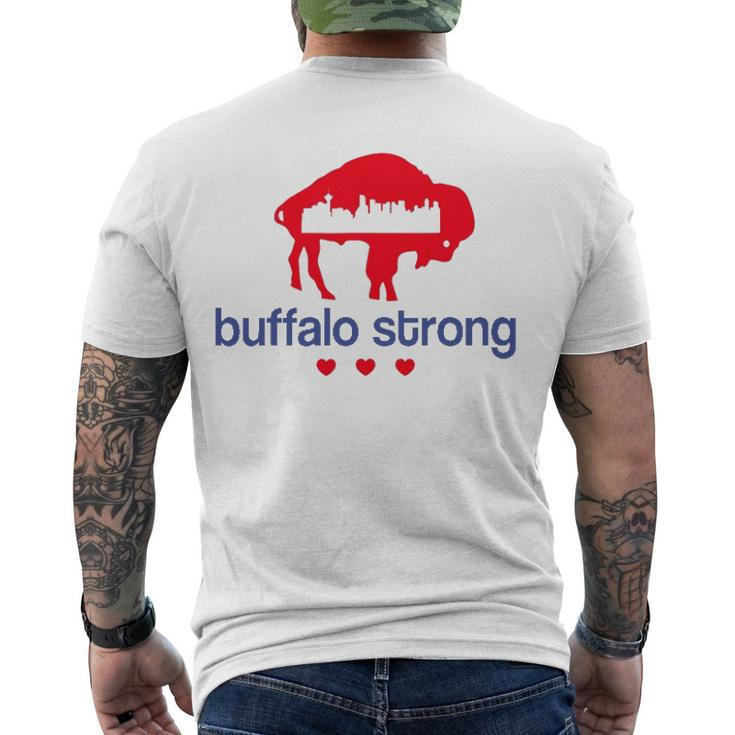 Pray For Buffalo City Of Good Neighbors Buffalo Strong Men's Back Print T-shirt