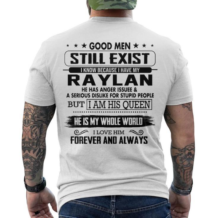 Raylan Name I Know Because I Have My Raylan Men's T-Shirt Back Print