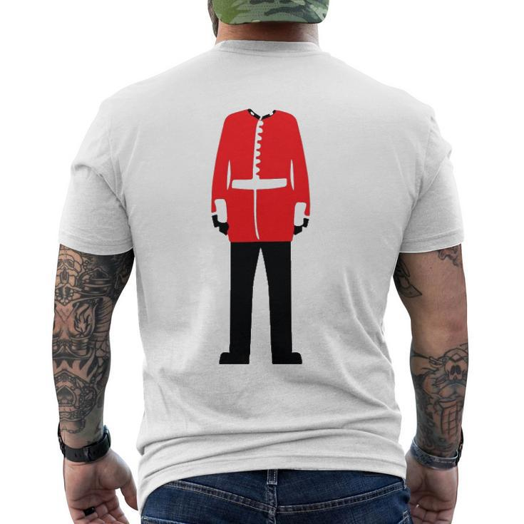 Royal Guard Uniform Cool British Soldier Costume Tee Men's Back Print T-shirt