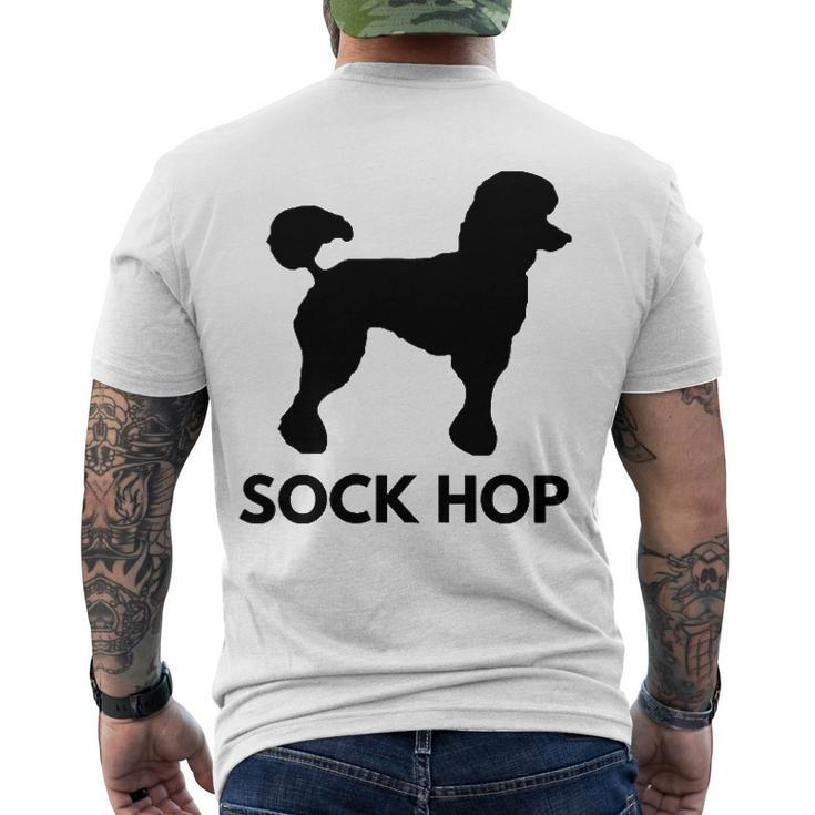 Sock Hop 50S Costume Big Poodle 1950S Party Men's Back Print T-shirt
