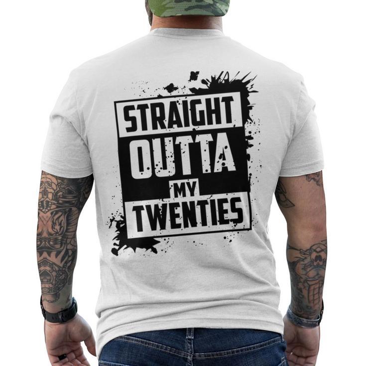 Straight Outta My 20 224 Shirt Men's Crewneck Short Sleeve Back Print T-shirt