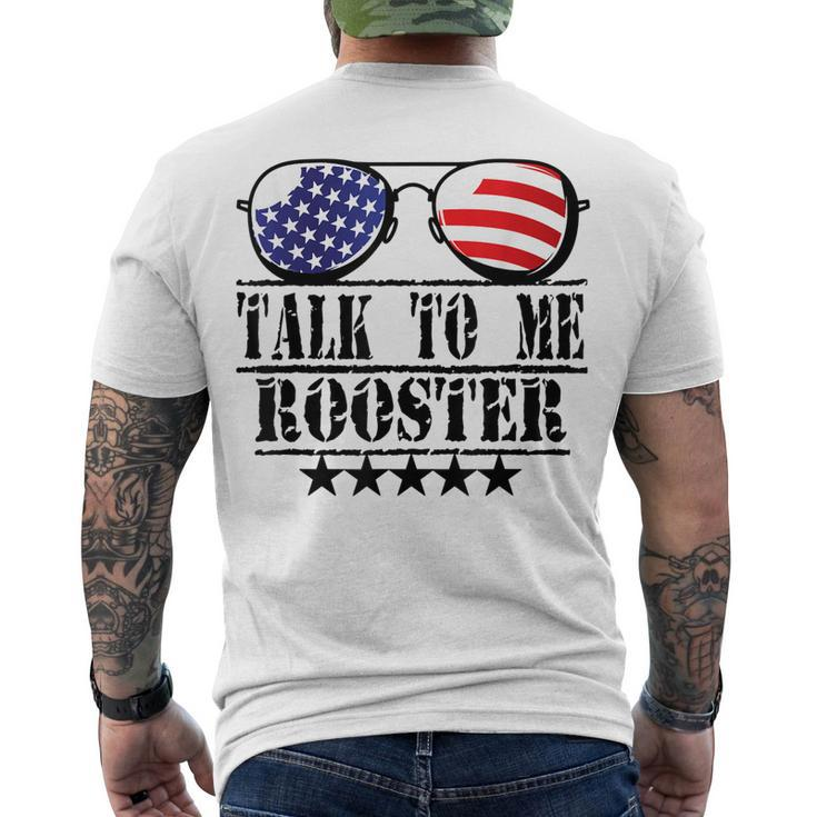 Talk To Me Rooster Men's T-shirt Back Print
