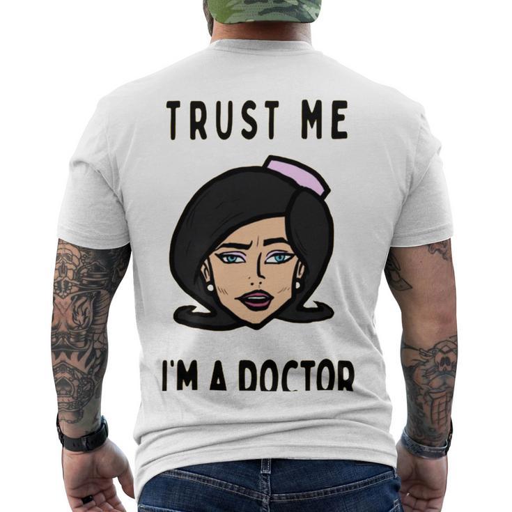 Trust Me Im A Dogtor Doctor Dog 672 Shirt Men's Crewneck Short Sleeve Back Print T-shirt