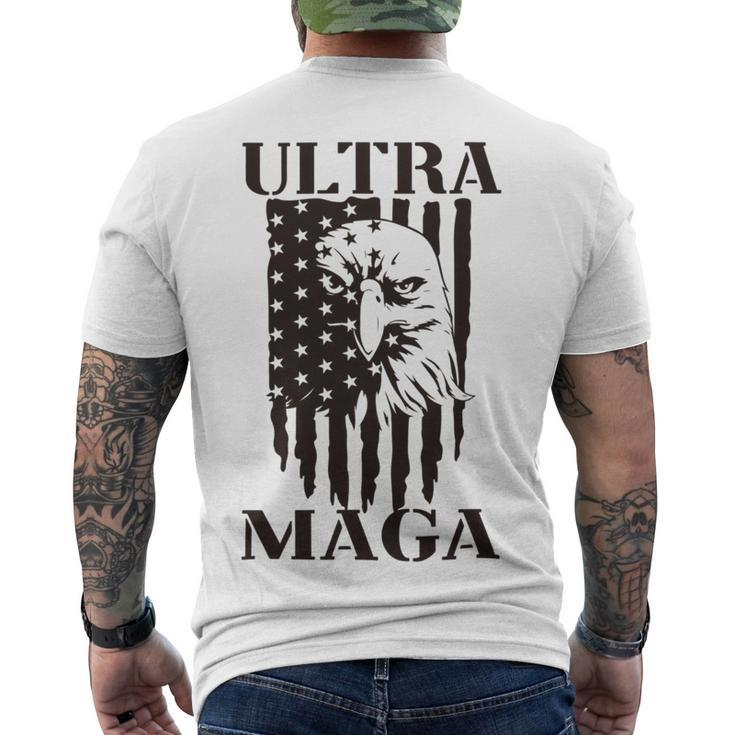 Ultra Maga And Proud Of It  Tshirts Men's Crewneck Short Sleeve Back Print T-shirt