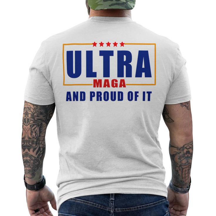 Ultra Maga And Proud Of It V11 Men's Crewneck Short Sleeve Back Print T-shirt