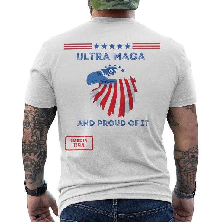 Ultra Maga And Proud Of It V12 Men's Crewneck Short Sleeve Back Print T-shirt