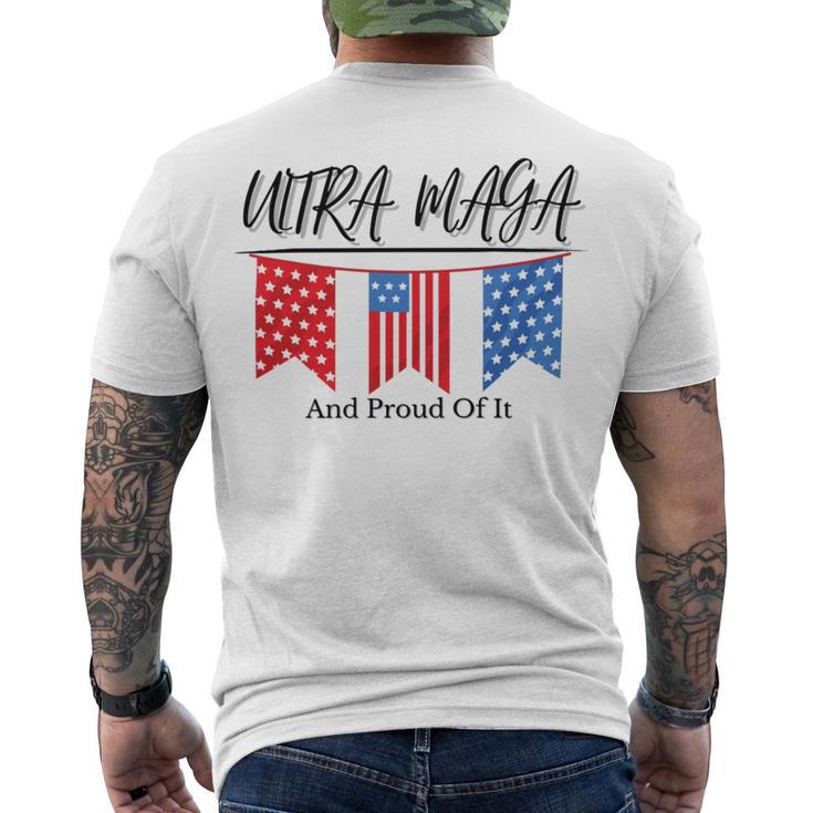 Ultra Maga And Proud Of It V15 Men's Crewneck Short Sleeve Back Print T-shirt