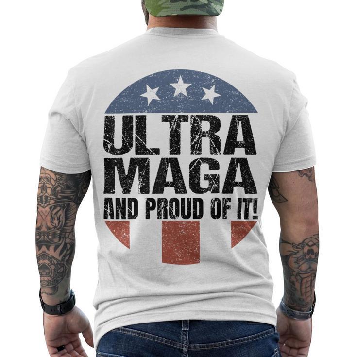 Ultra Maga And Proud Of It V19 Men's Crewneck Short Sleeve Back Print T-shirt