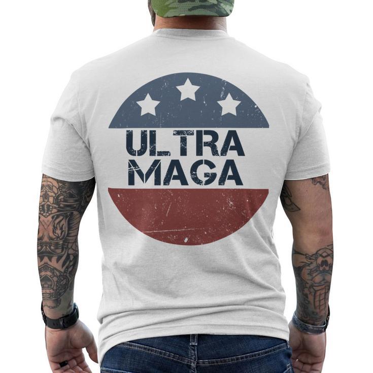 Ultra Maga And Proud Of It V24 Men's Crewneck Short Sleeve Back Print T-shirt