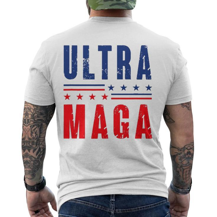 Ultra Maga Donald Trump Great Maga King Men's Back Print T-shirt