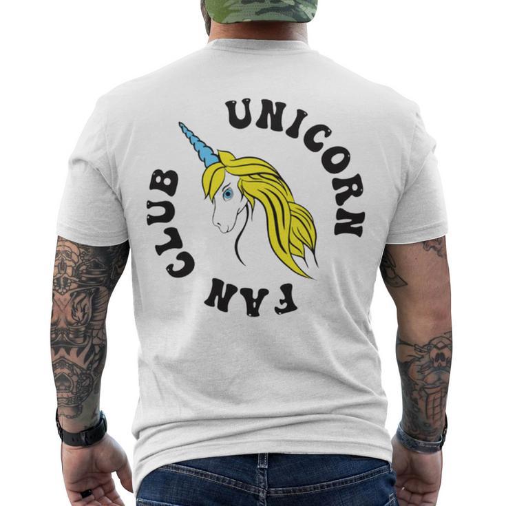 Unicorn Fan Club  17 Trending Shirt Men's Crewneck Short Sleeve Back Print T-shirt