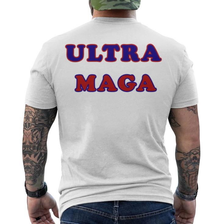 Utra Maga Support Men's Crewneck Short Sleeve Back Print T-shirt