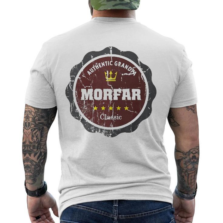 Vintage Morfar For Swedish Grandpa Men's Back Print T-shirt