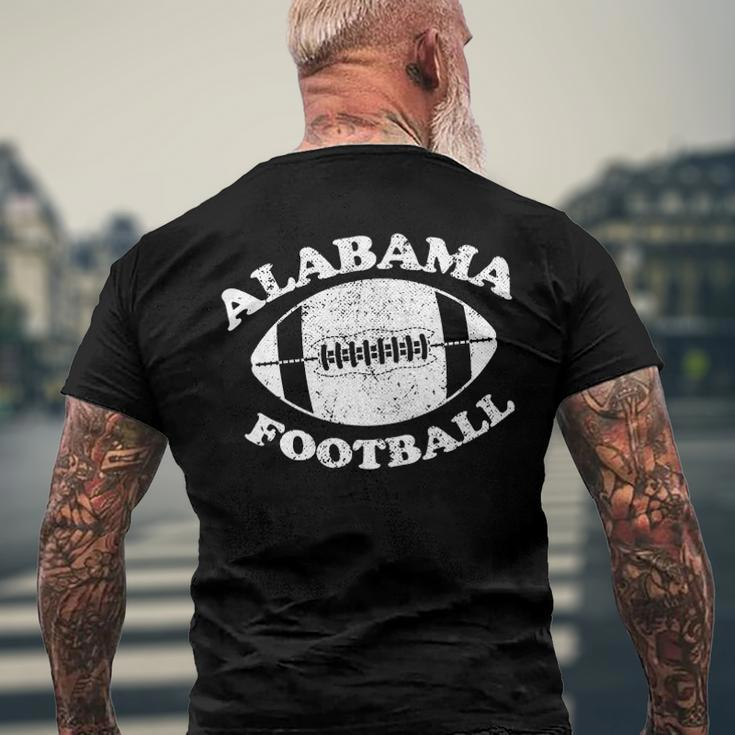 Alabama Football Vintage Distressed Style Men's Crewneck Short Sleeve Back Print T-shirt Gifts for Old Men