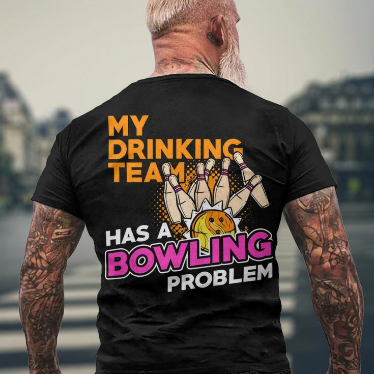 Alcohol 611 Bowler Bowling Bowler Men's T-shirt Back Print Gifts for Old Men