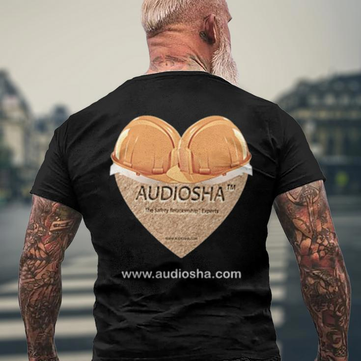 Audiosha - The Safety Relationship Experts Men's Back Print T-shirt Gifts for Old Men