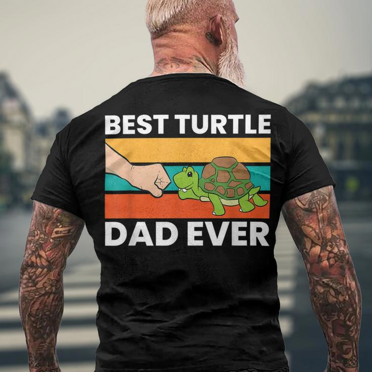 Best Turtle Dad Ever Love Sea Turtles Men's T-shirt Back Print Gifts for Old Men