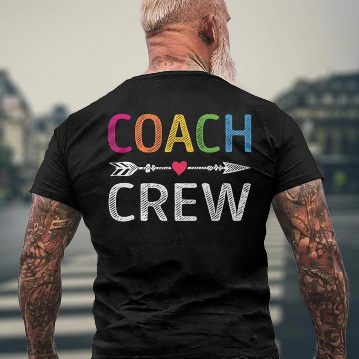 Coach Crew Instructional Coach Teacher Men's Back Print T-shirt Gifts for Old Men