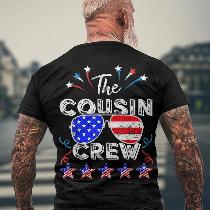 Cousin Crew 4Th Of July Patriotic American Family Matching V2 Men's T-shirt Back Print Gifts for Old Men