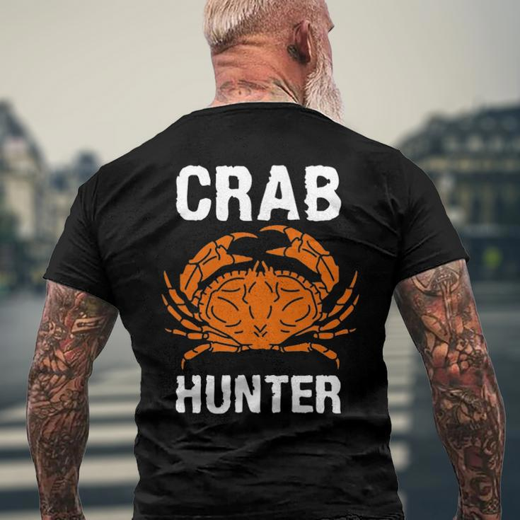 Crab Hunter Crab Lover Vintage Crab Men's Back Print T-shirt Gifts for Old Men