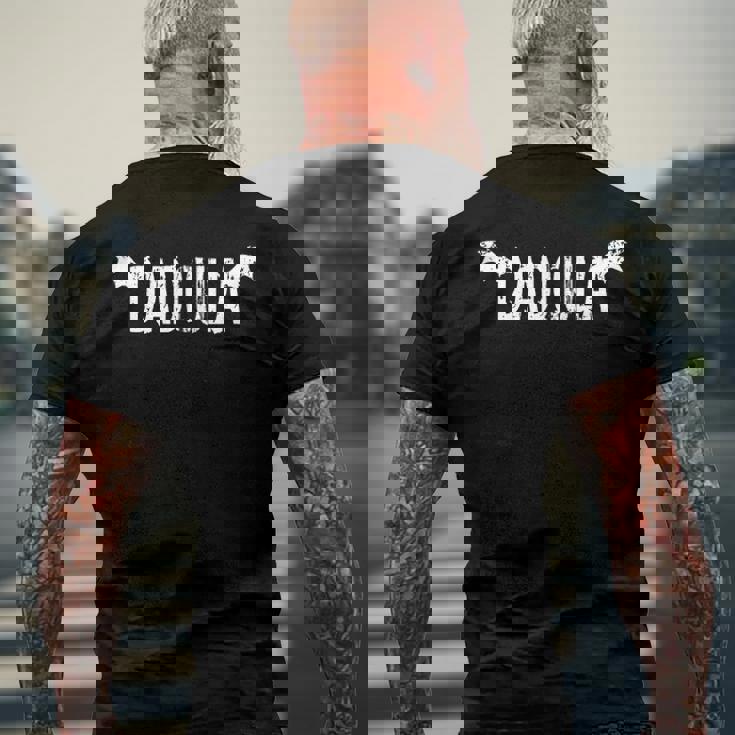 Dadcula Halloween Dad Dracula Halloween Men's Back Print T-shirt Gifts for Old Men Dadcula Halloween Dad Dracula Halloween Men's Back Print T-shirt Gifts for Old Men