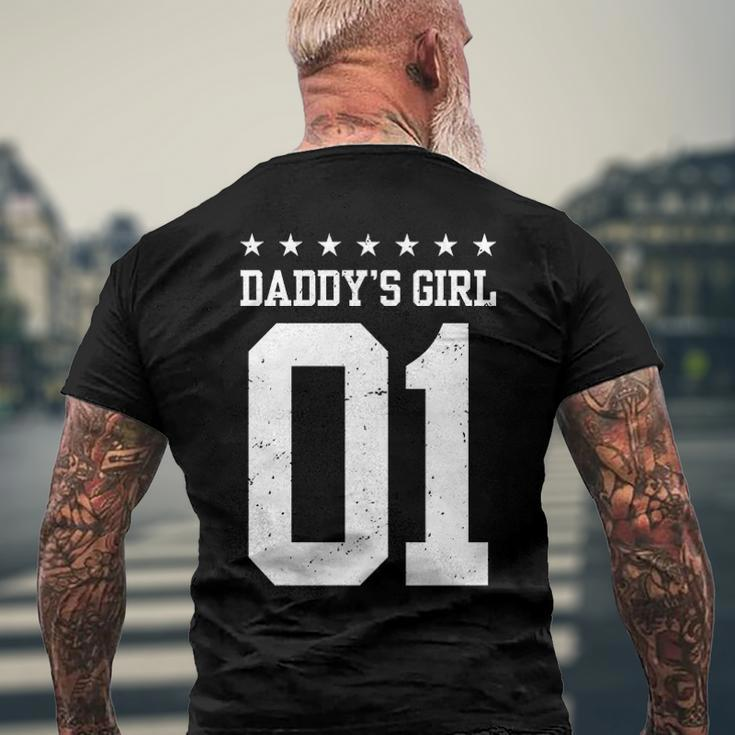 Daddys Girl 01 Family Matching Women Daughter Fathers Day Men's Back Print T-shirt Gifts for Old Men