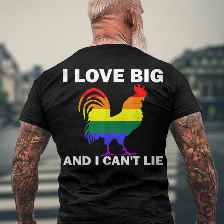 Equality Gay Pride 2022 Rainbow Lgbtq Flag Love Is Love Wins Men's Back Print T-shirt Gifts for Old Men