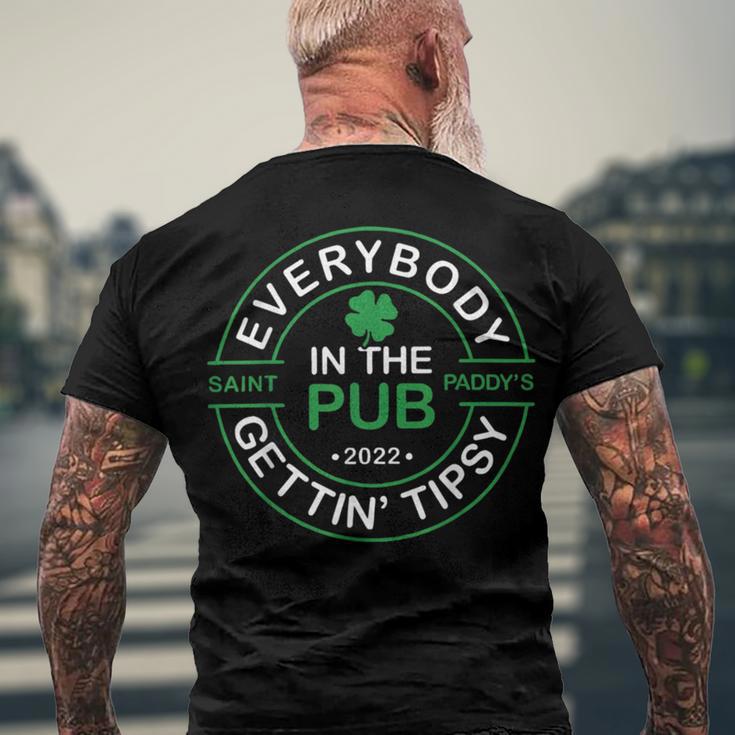 Everybody In The Pub Gettin Tipsy Men's Crewneck Short Sleeve Back Print T-shirt Gifts for Old Men