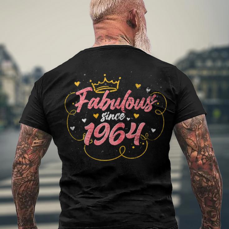 Fabulous Since V3 Men's Crewneck Short Sleeve Back Print T-shirt Gifts for Old Men