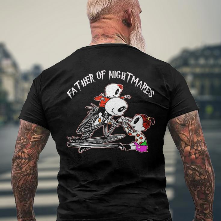 Father Of Nightmares Essential Men's Back Print T-shirt Gifts for Old Men