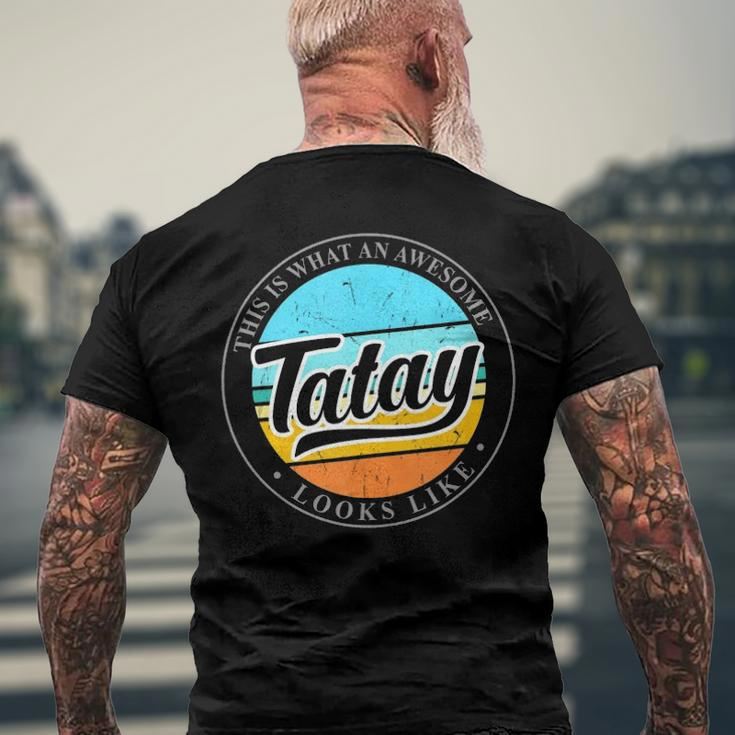 Fathers Day For Tatay Filipino Pinoy Dad Men's Back Print T-shirt Gifts for Old Men