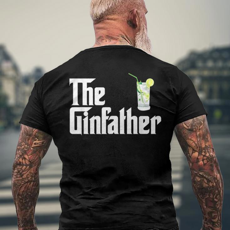 The Gin Father Gin And Tonic Classic Men's Back Print T-shirt Gifts for Old Men