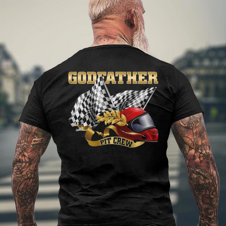Godfather Birthday - Godfather Pit Crew S Men's Back Print T-shirt Gifts for Old Men