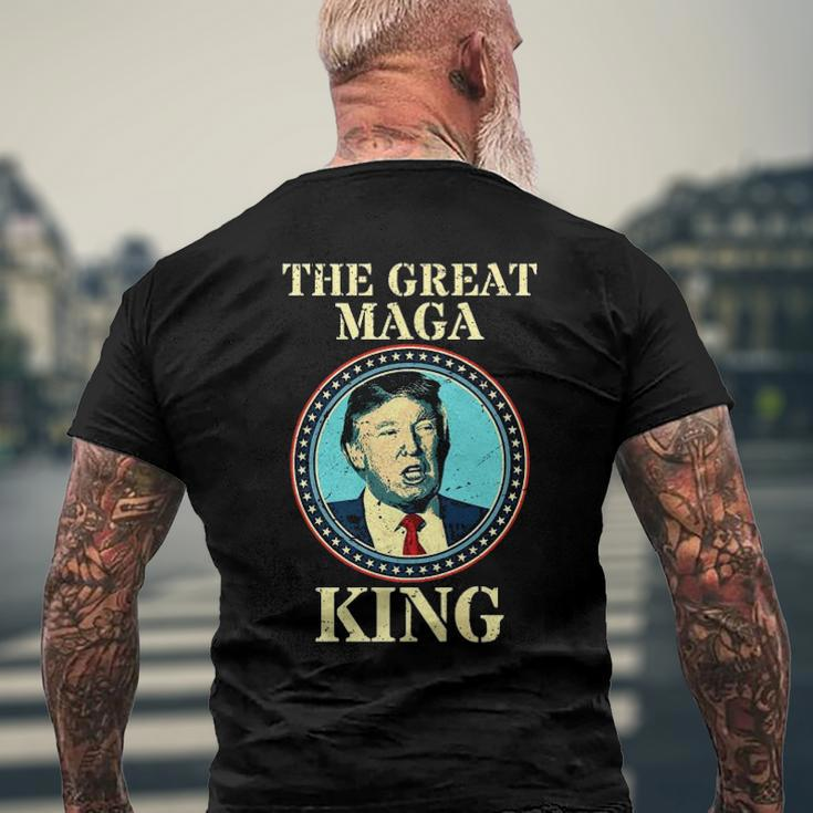 The Great Maga King Donald Trump Ultra Maga Men's Back Print T-shirt Gifts for Old Men