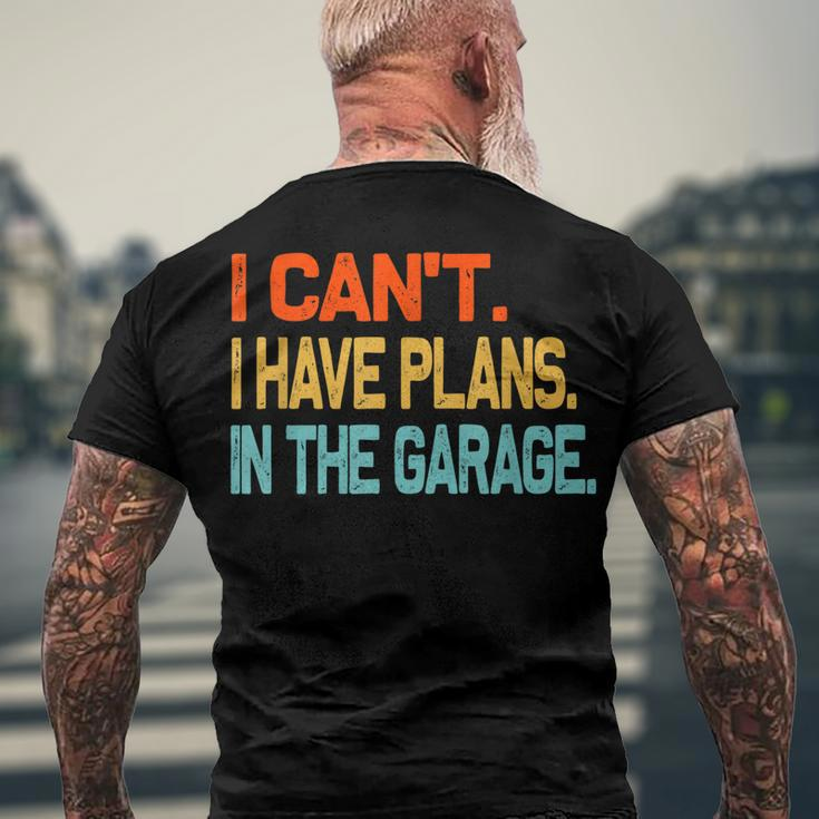 Ill Be In The Garage Dad Work Repair Car Mechanic Men's T-shirt Back Print Gifts for Old Men