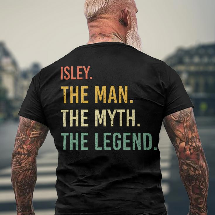 Isley Name Shirt Isley Family Name V6 Men's Crewneck Short Sleeve Back Print T-shirt Gifts for Old Men