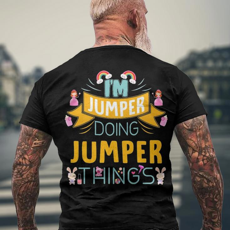 Im Jumper Doing Jumper Things Jumper Shirt Name Jumper Men's T-Shirt Back Print Gifts for Old Men