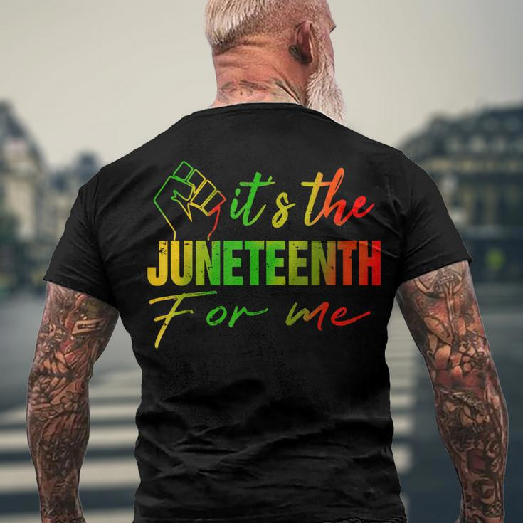 Junenth Its The Junenth For Me Junenth 1865 Men's Back Print T-shirt Gifts for Old Men