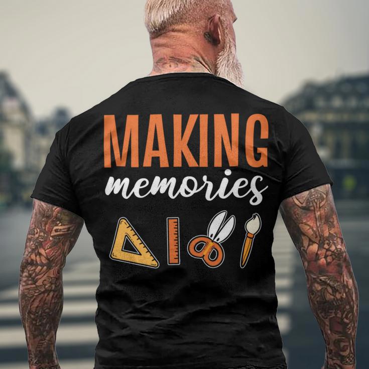 Making Memories Scrapbooking Scrapbook Men's Crewneck Short Sleeve Back Print T-shirt Gifts for Old Men