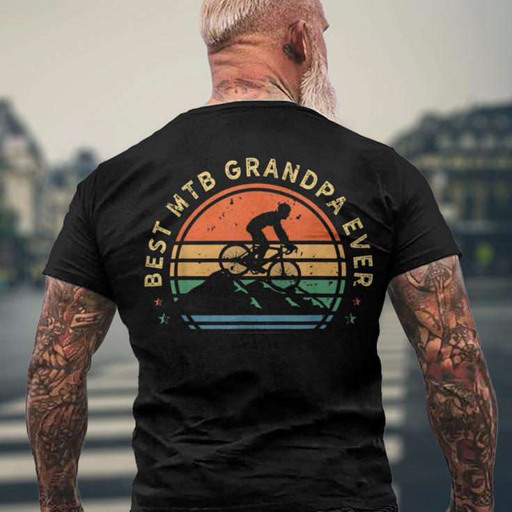 Mens Mountain Bike Retro Biking Vintage - Mtb Biker Grandpa Gifts 481 Trending Shirt Men's Crewneck Short Sleeve Back Print T-shirt Gifts for Old Men